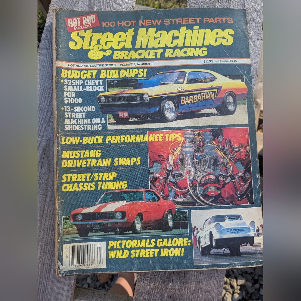 HOT ROD Magazine Street machines Bracket Racing Automotive Series Volume 3 #1